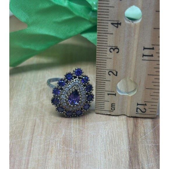 925 Sterling Silver Turkish Vintage Jewelry Set  for Women,NEW,Antique,Handmade - Picture 12 of 12